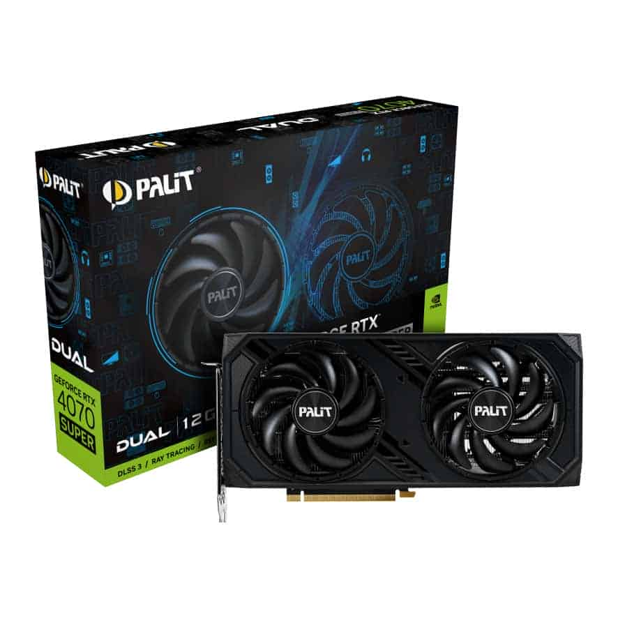 Palit NVIDIA GeForce RTX 4070 SUPER 12GB DUAL Ada Lovelace Graphics Card